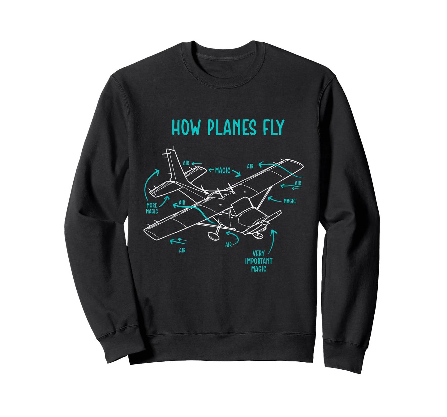 How Planes Fly - Airline Pilot Aviation Aircraft Lover T-Shirt