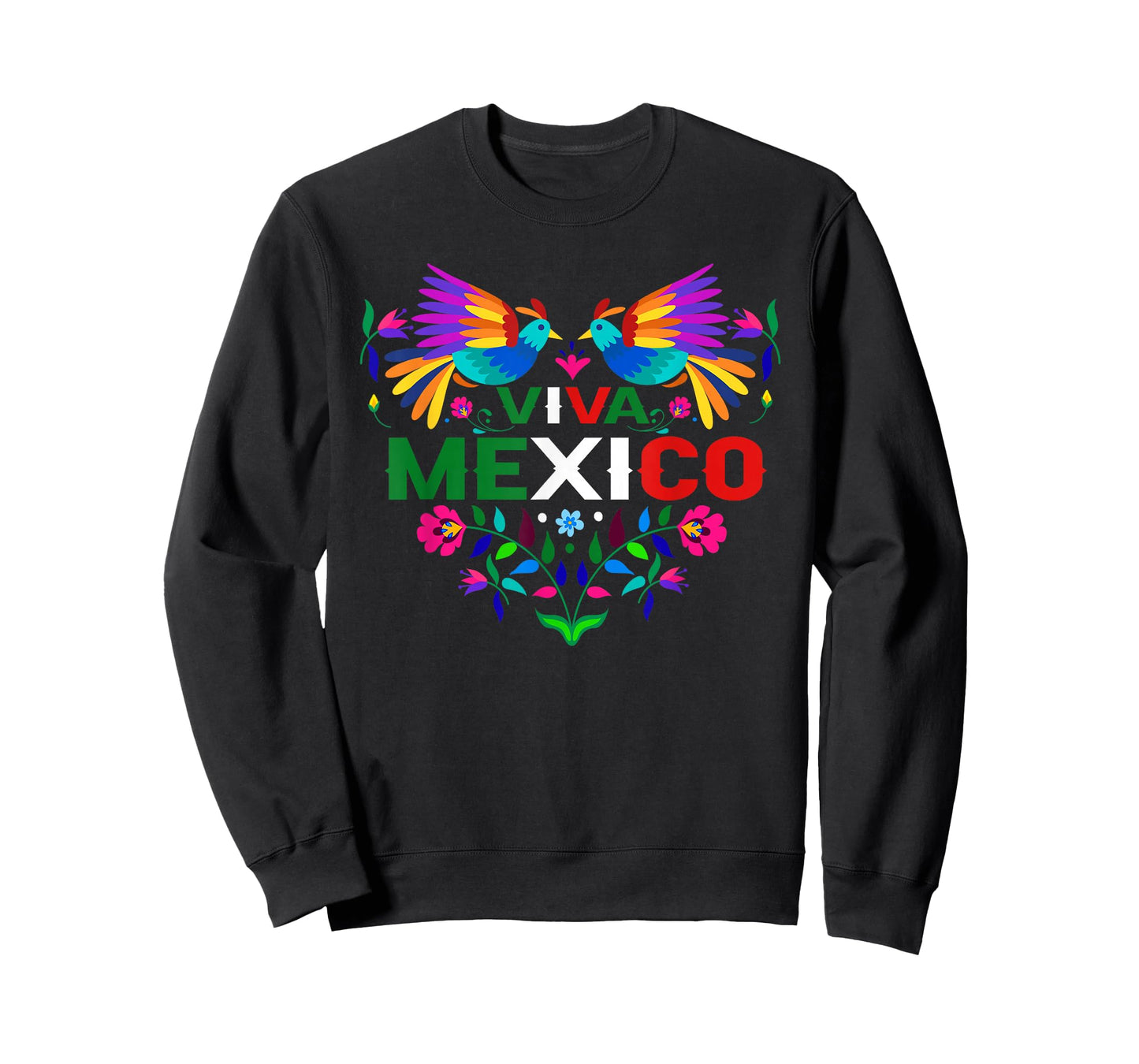 Viva Mexico Otomi Bird Proud Mexican Independence Day T-Shirt