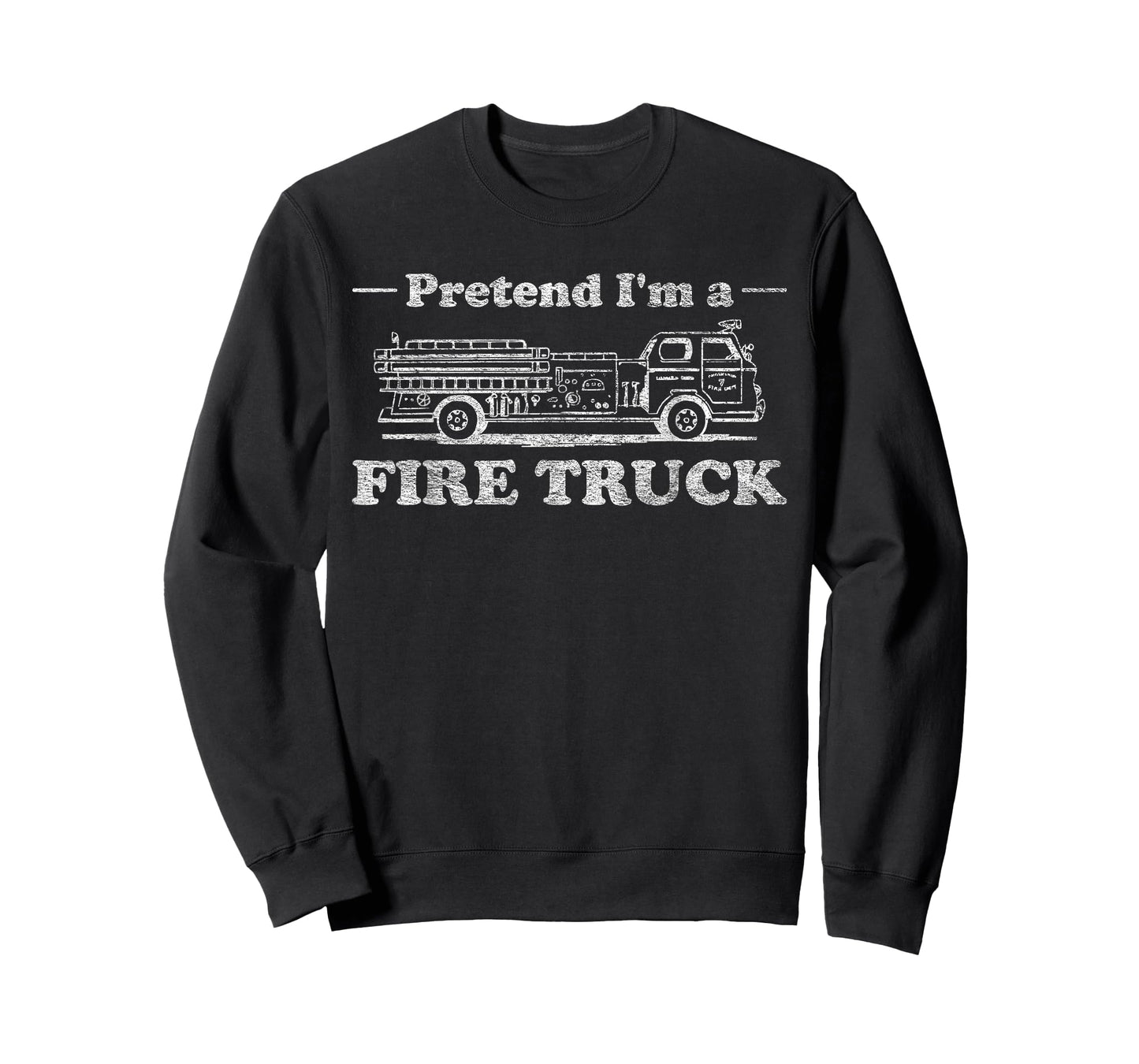 FIRE Truck Halloween Costume Pretend I'm A FIRE Truck T-Shirt
