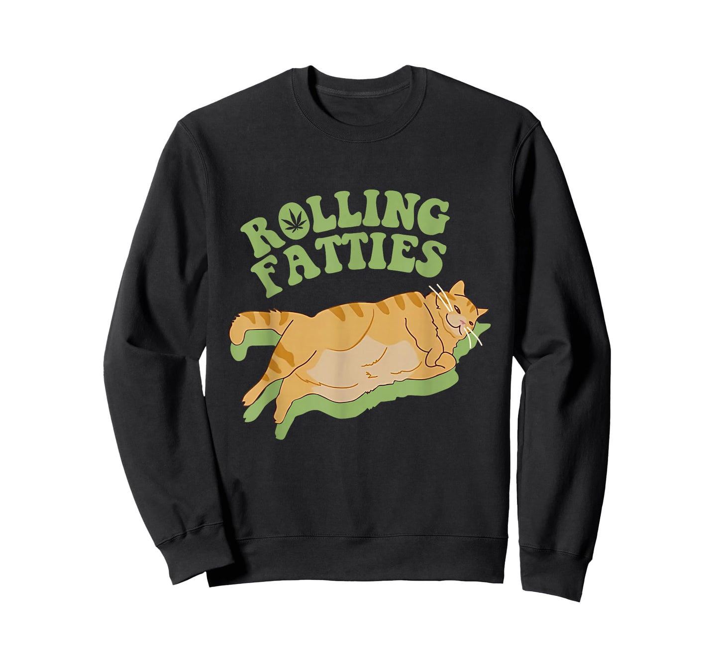 Vintage Rolling Fatties Cat Retro Kitty Kitten Meow MenWomen T-Shirt