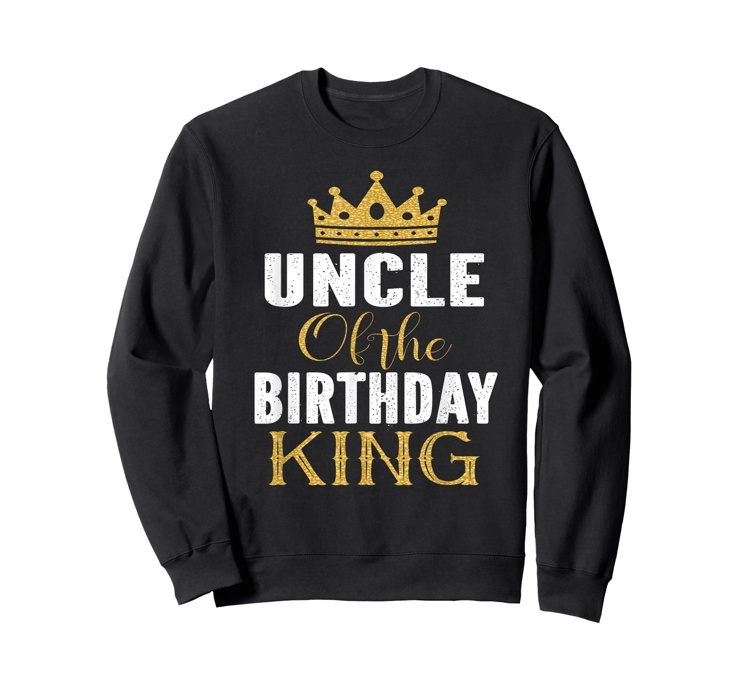 Uncle Of The Birthday King Boys Bday Party Gift For Him T-Shirt