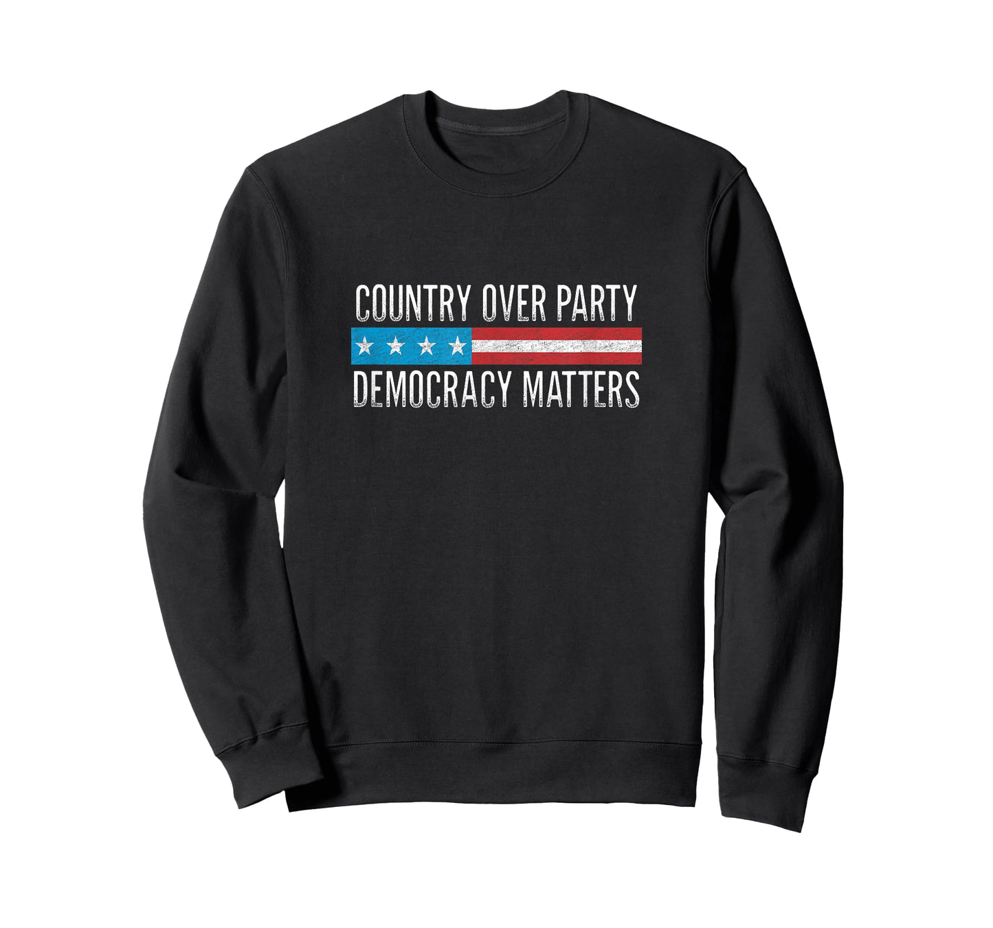 Country Over Party - Democracy Matters - Vintage Style - T-Shirt