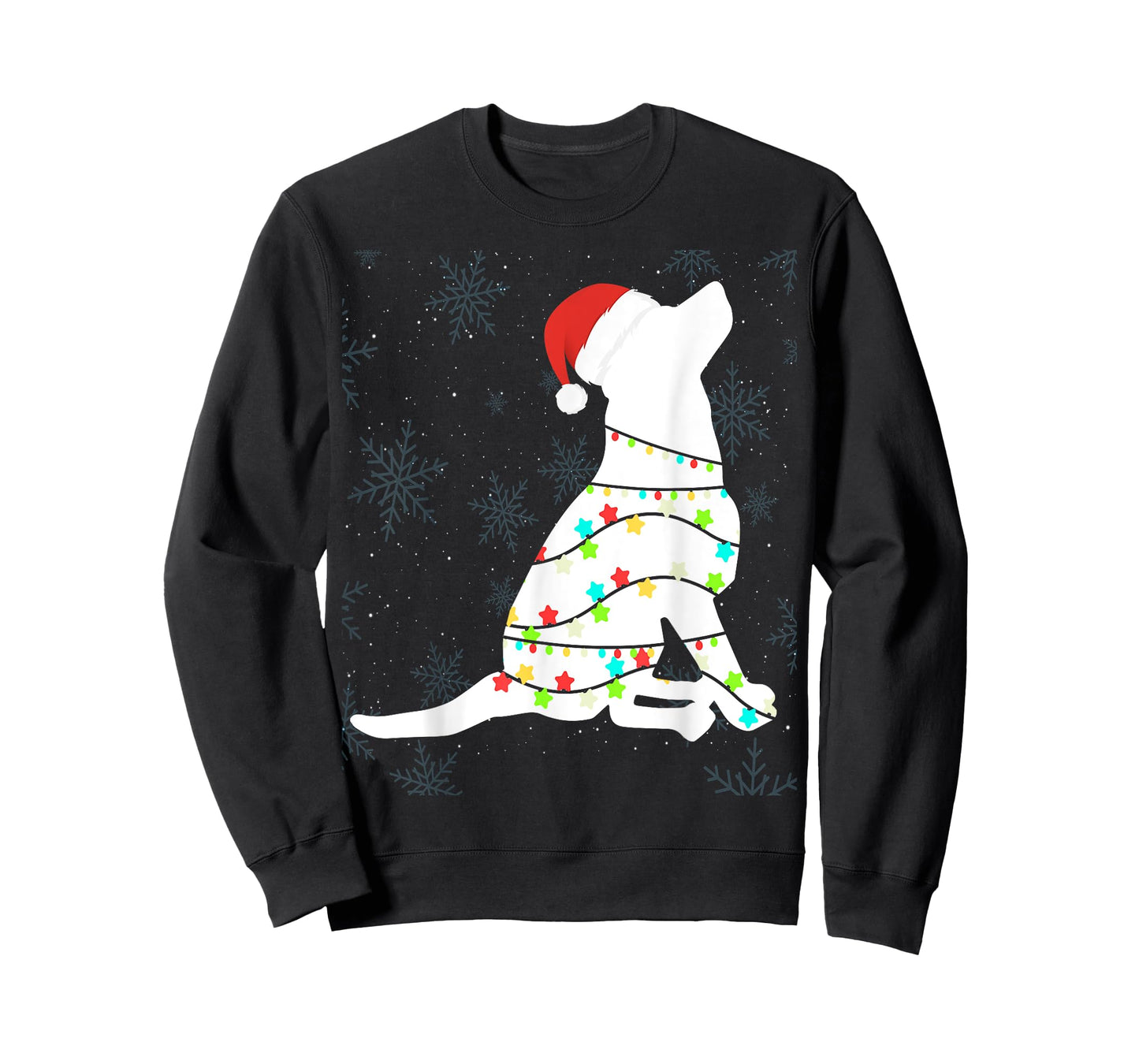 Christmas Lights Labrador Retriever T Shirt Dog Lover Gift T-Shirt for Men Women Kids