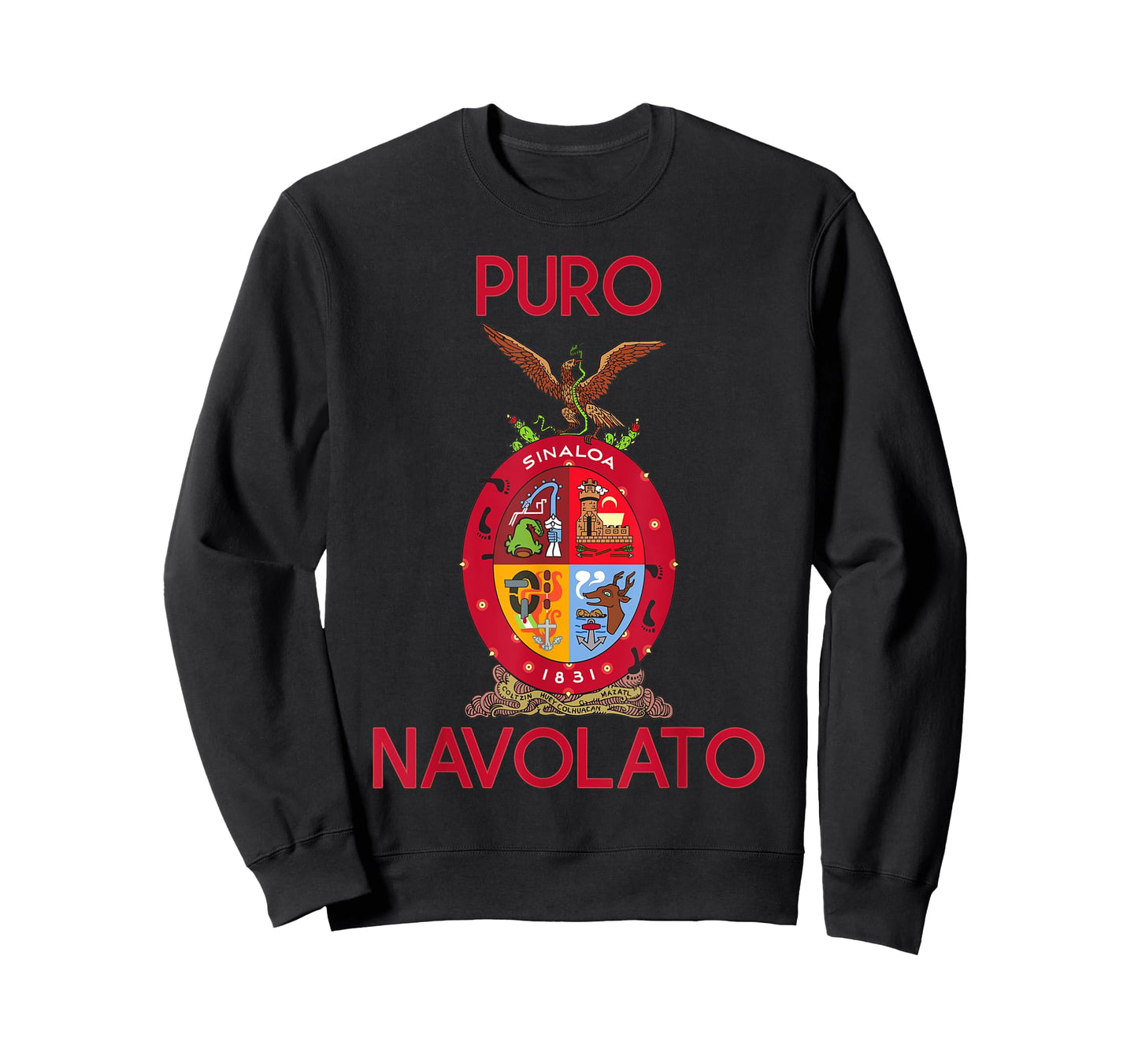 Navolato Sinaloa Estado De Mexico Escudo Eagle Aguila T-Shirt