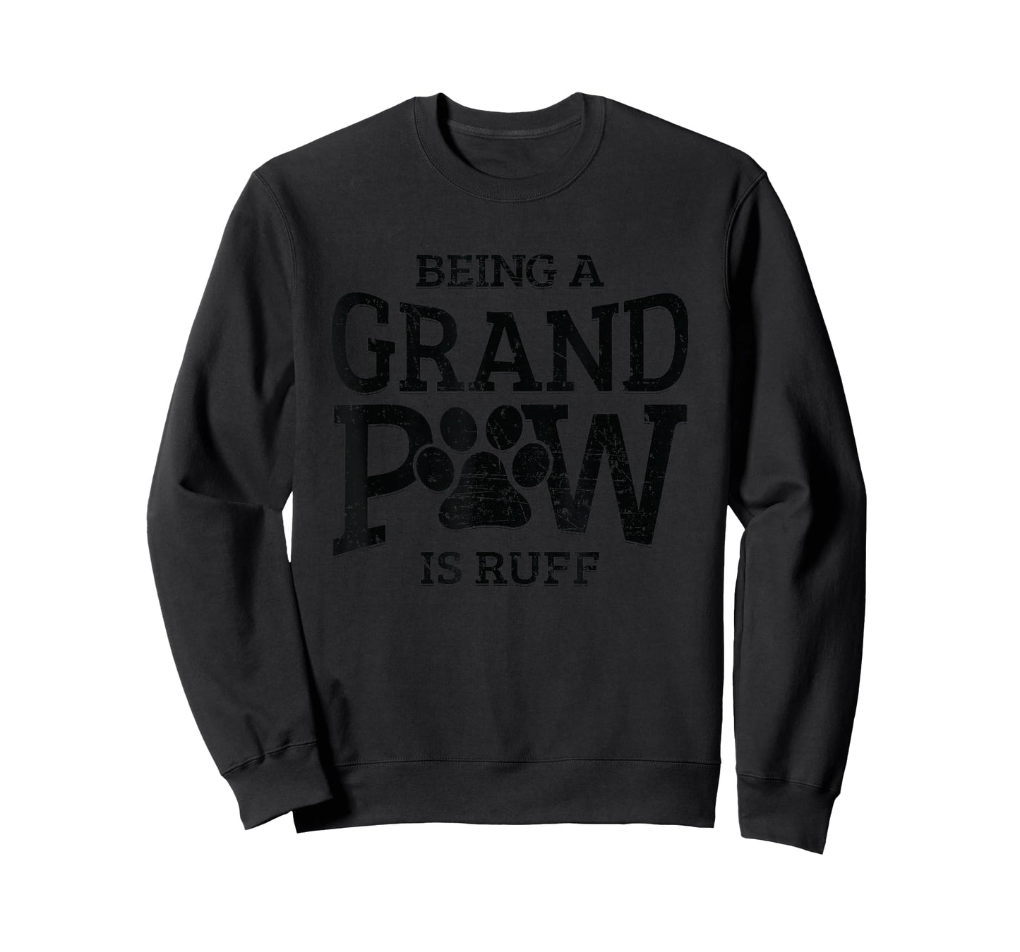 Being A Grand Paw is Ruff Dog Grandpa Shirts Grandpaw Gifts T-Shirt