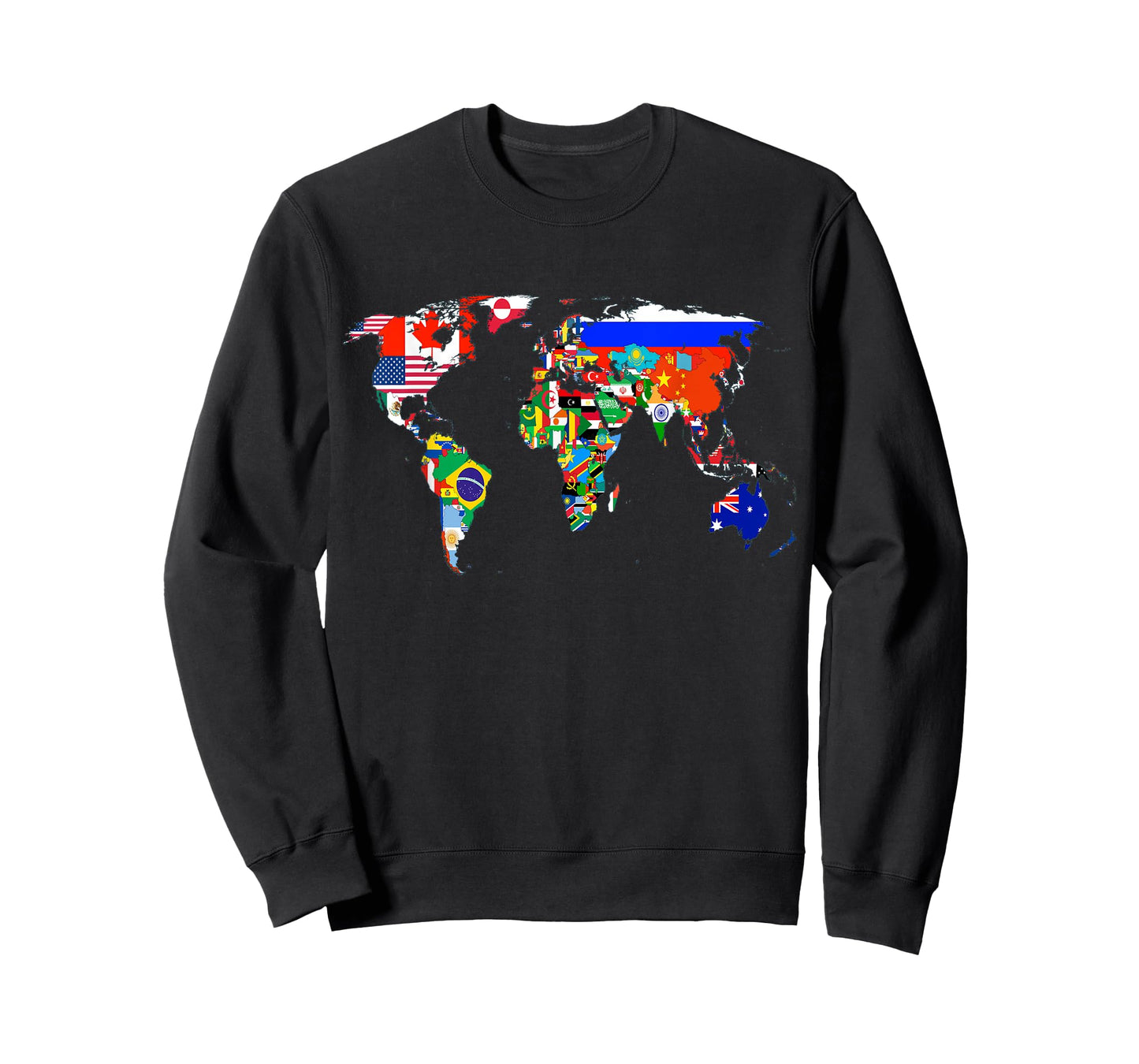 World Map Country Flag Atlas T-Shirt