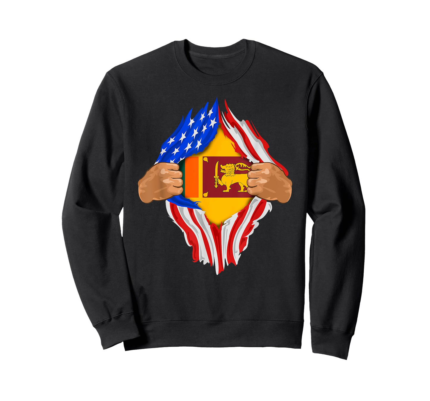 Sri Lankan Blood Inside Me T-Shirt | Sri Lanka Flag Gift T-Shirt