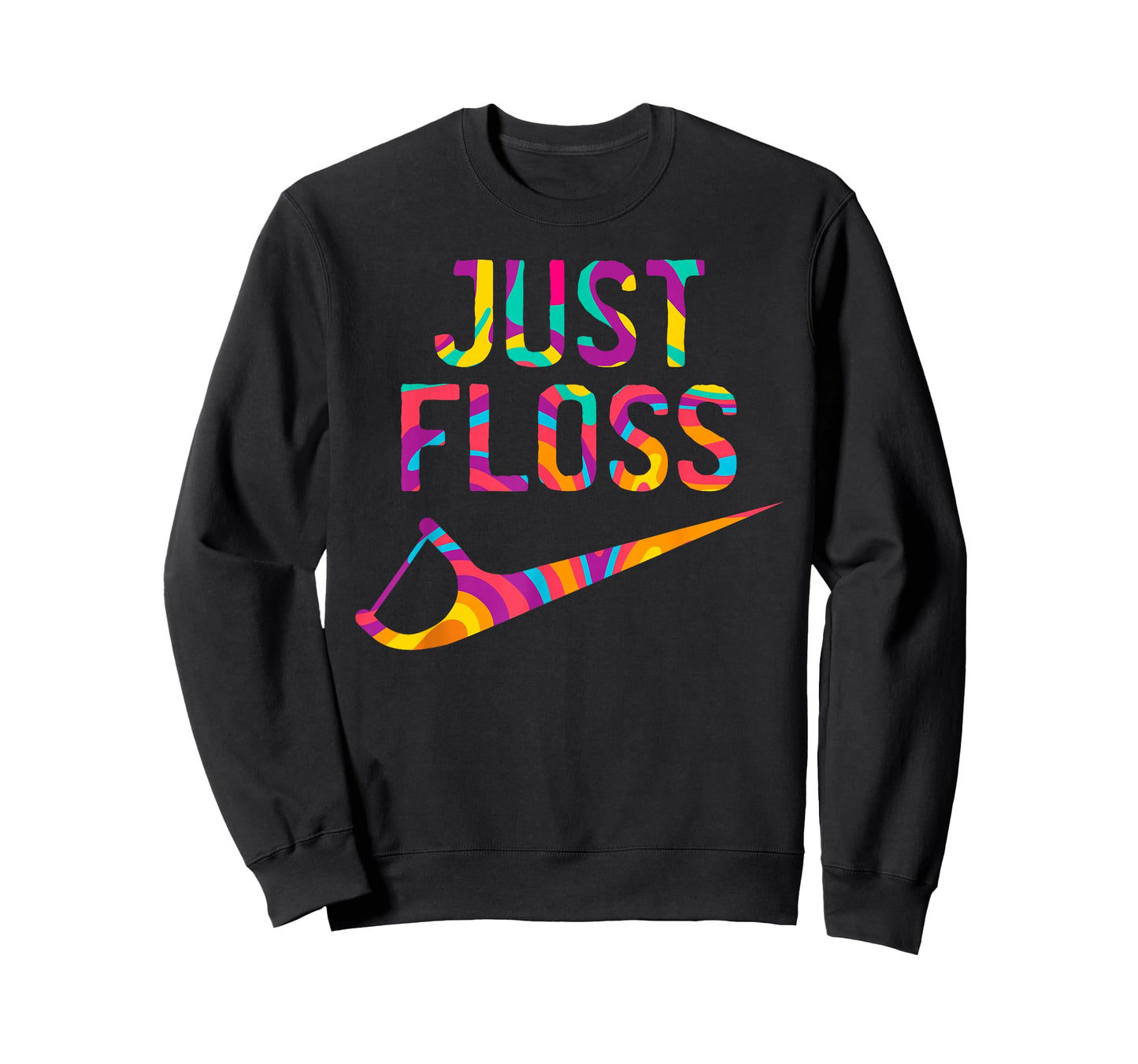 Just Floss Funny Dental Oral Hygienist RDH Dentist Assistant T-Shirt Small