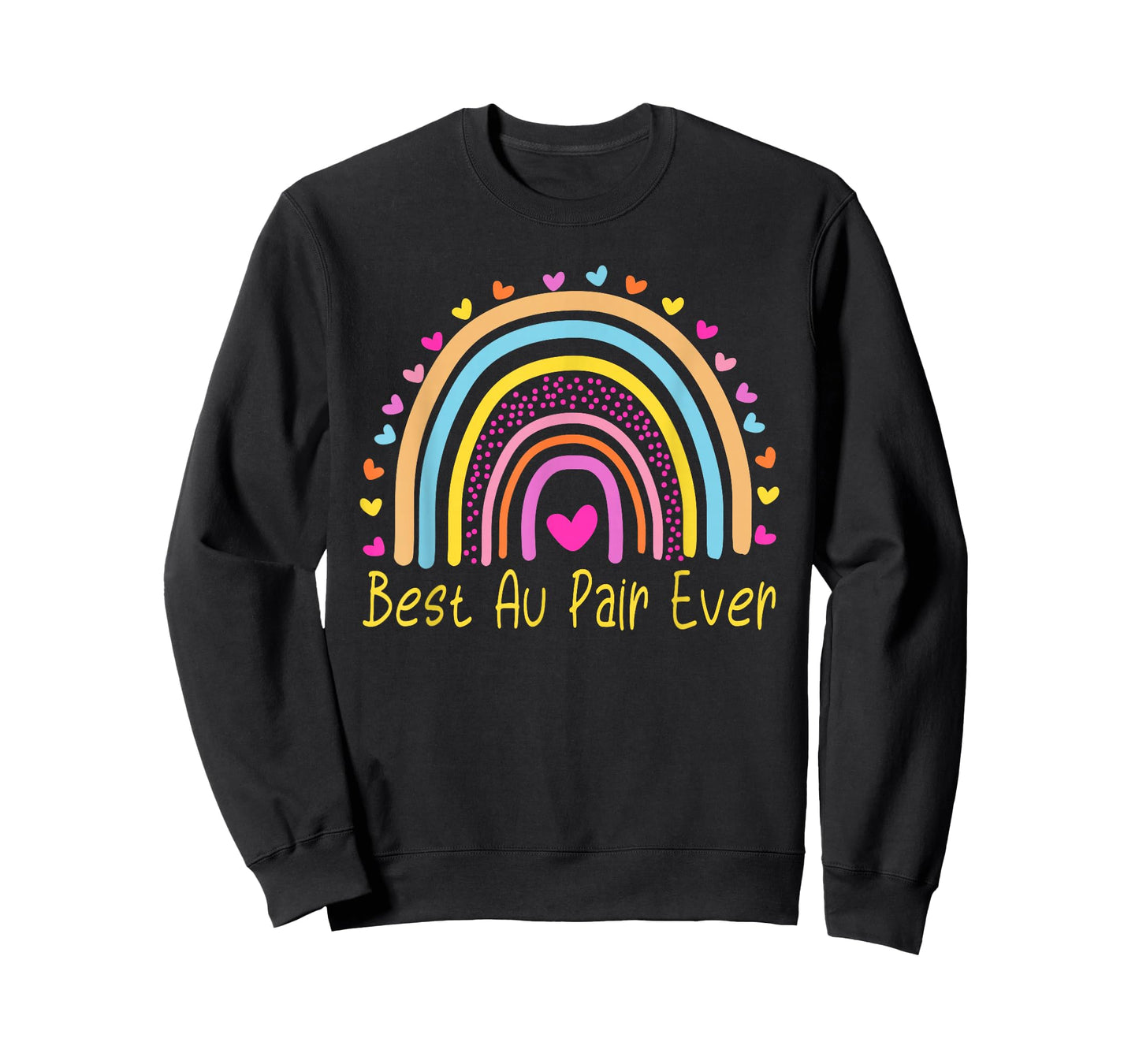 Best Au Pair Ever Nanny Rainbow T-Shirt