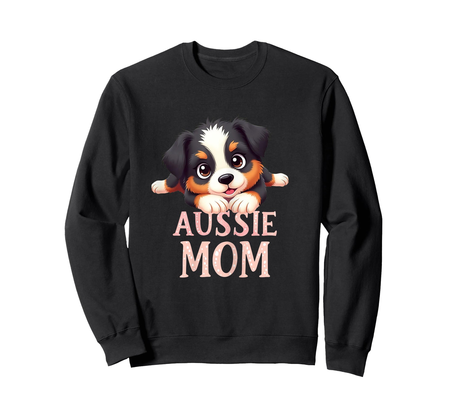 Aussie Mom Dog Australian Shepherd Mama Cute Puppy T-Shirt for Women
