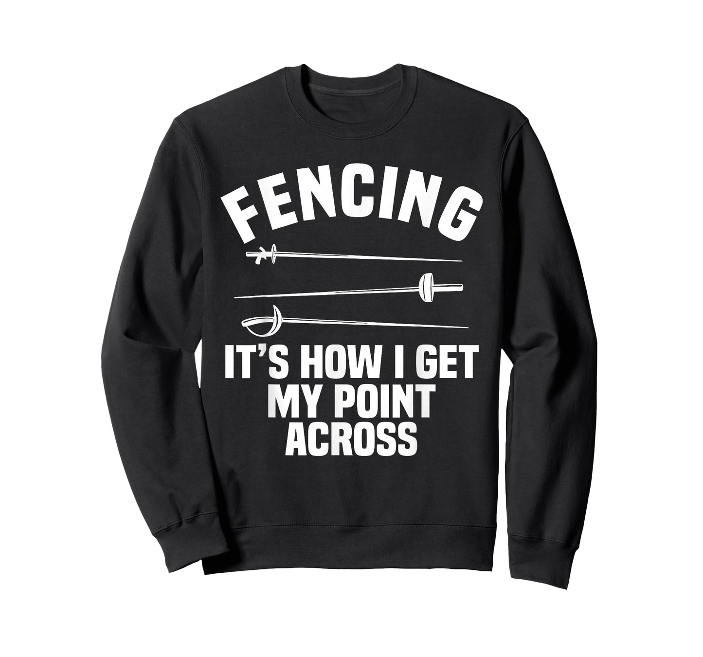 Fencing Sport Fence Foil Epee Sabre Sword Fencer T-Shirt