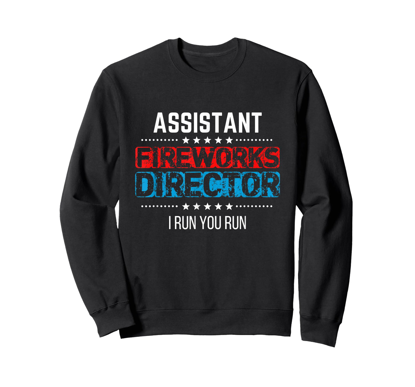 Assistant Fireworks Director Shirt I Run You Run 4th of July T-Shirt