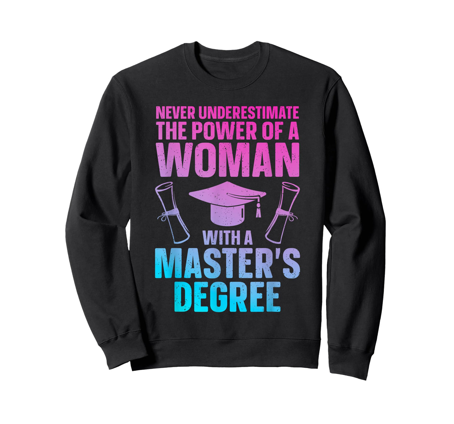Masters Degree Graduation Art for Women Girls Masters Degree T-Shirt