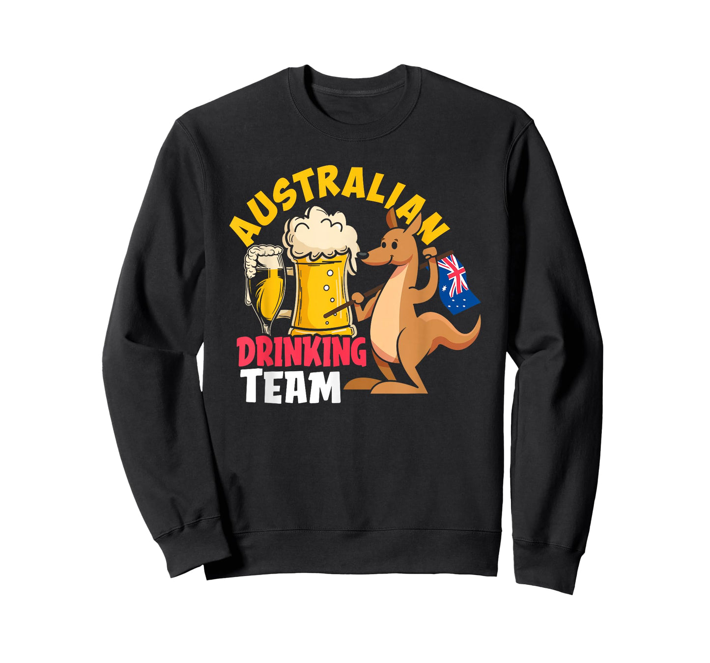 Australian Drinking Beer Team Funny Australia Day T-Shirt