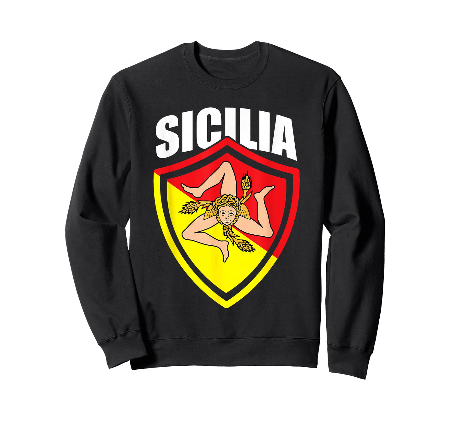 Sicilia Flag Sicily Palermo Italy T-Shirt