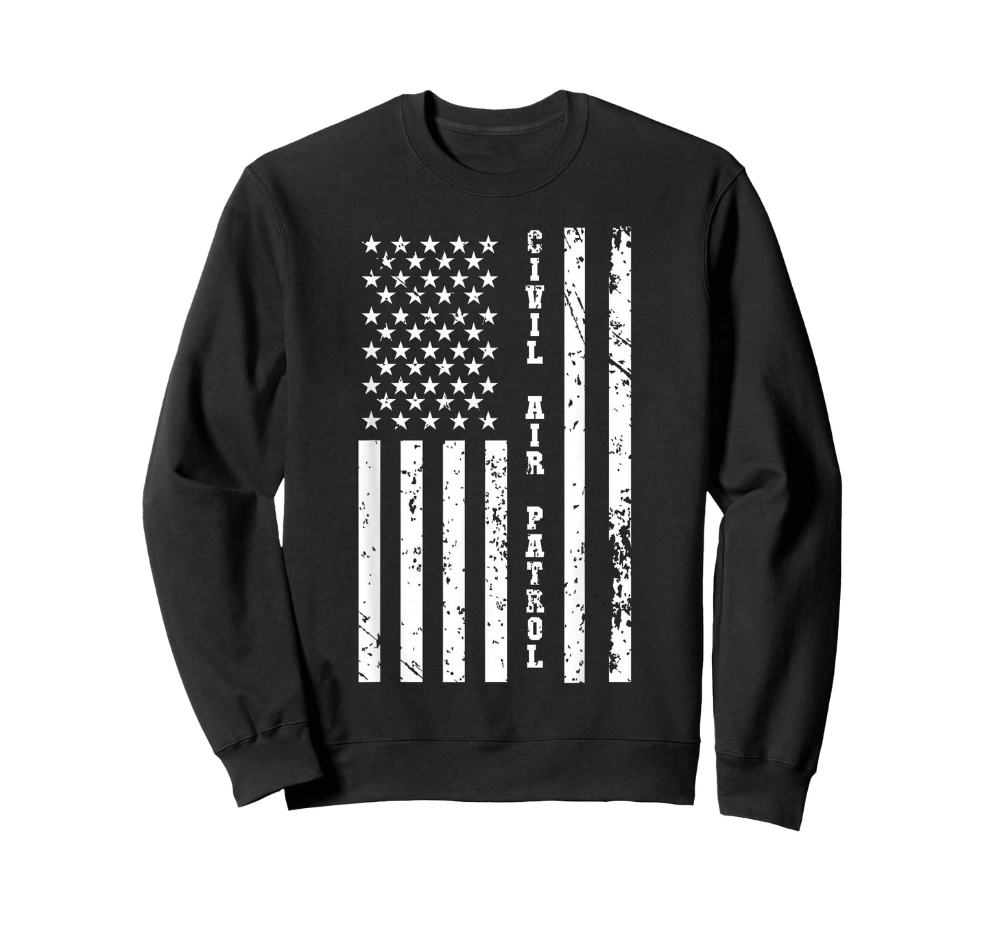 USAF CAP United States Air Force Civil Air Patrol w US Flag T-Shirt