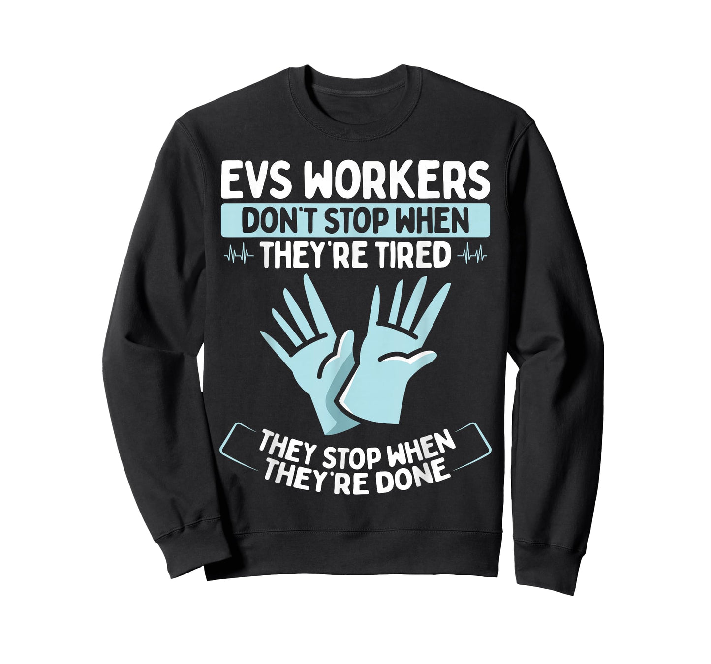 EVS Tech Essentials EVS Technician Badge Buddy EVS Worker T-Shirt