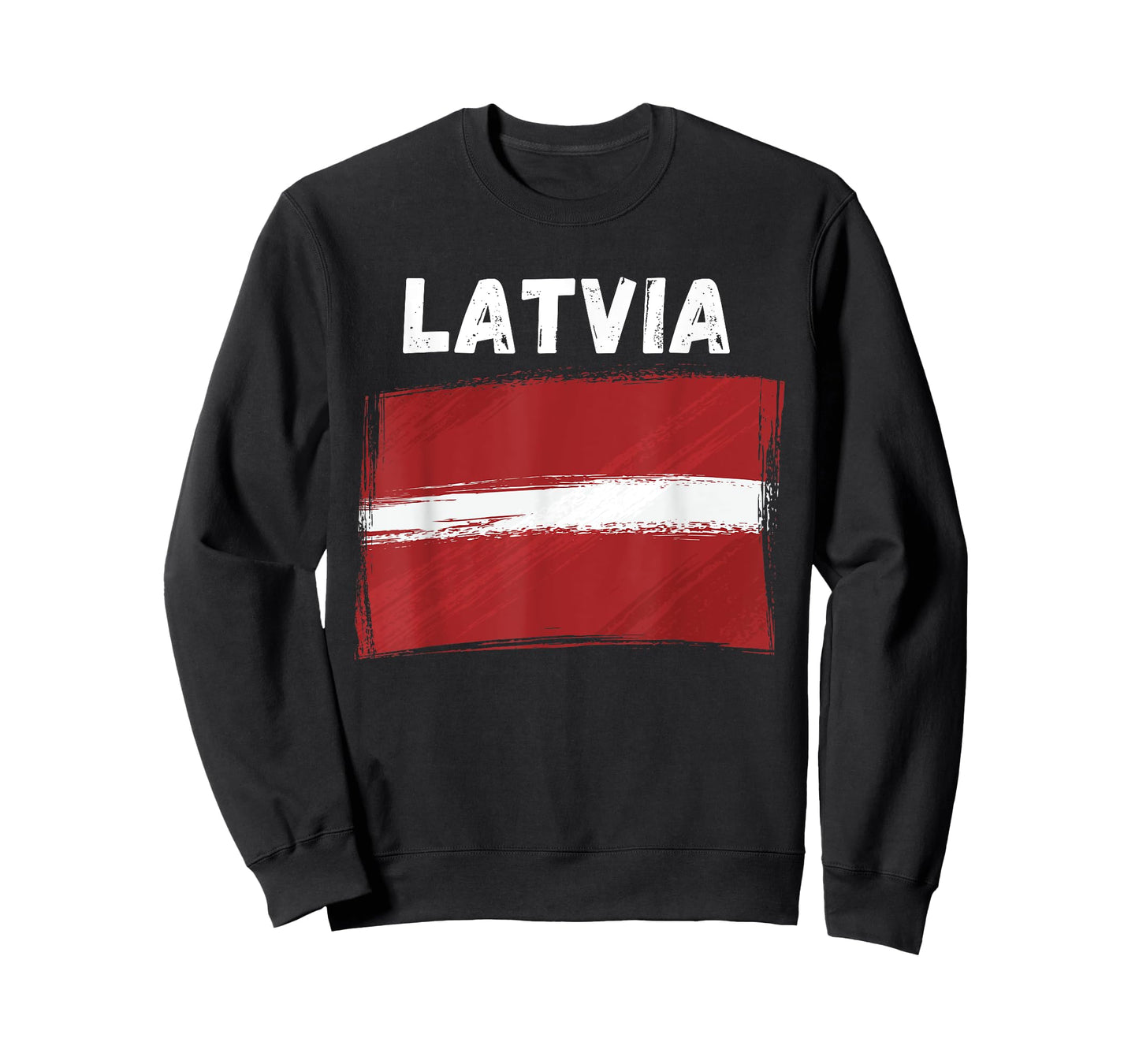 Latvia Flag Holiday Vintage Grunge Latvian Flag T-Shirt