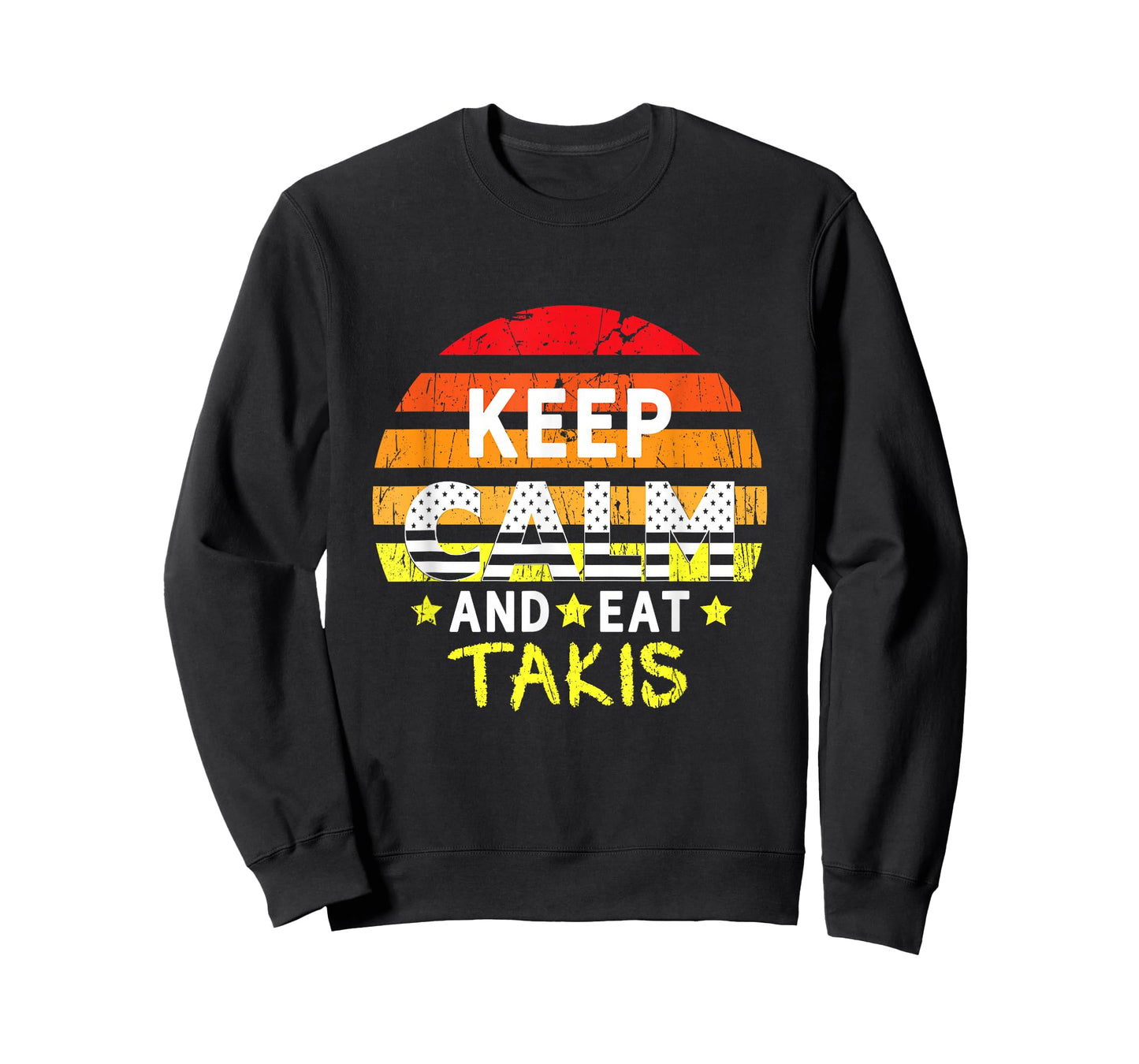 Retro Grunge Keep Calm and Eat Takis Foodies Design 2024 T-Shirt