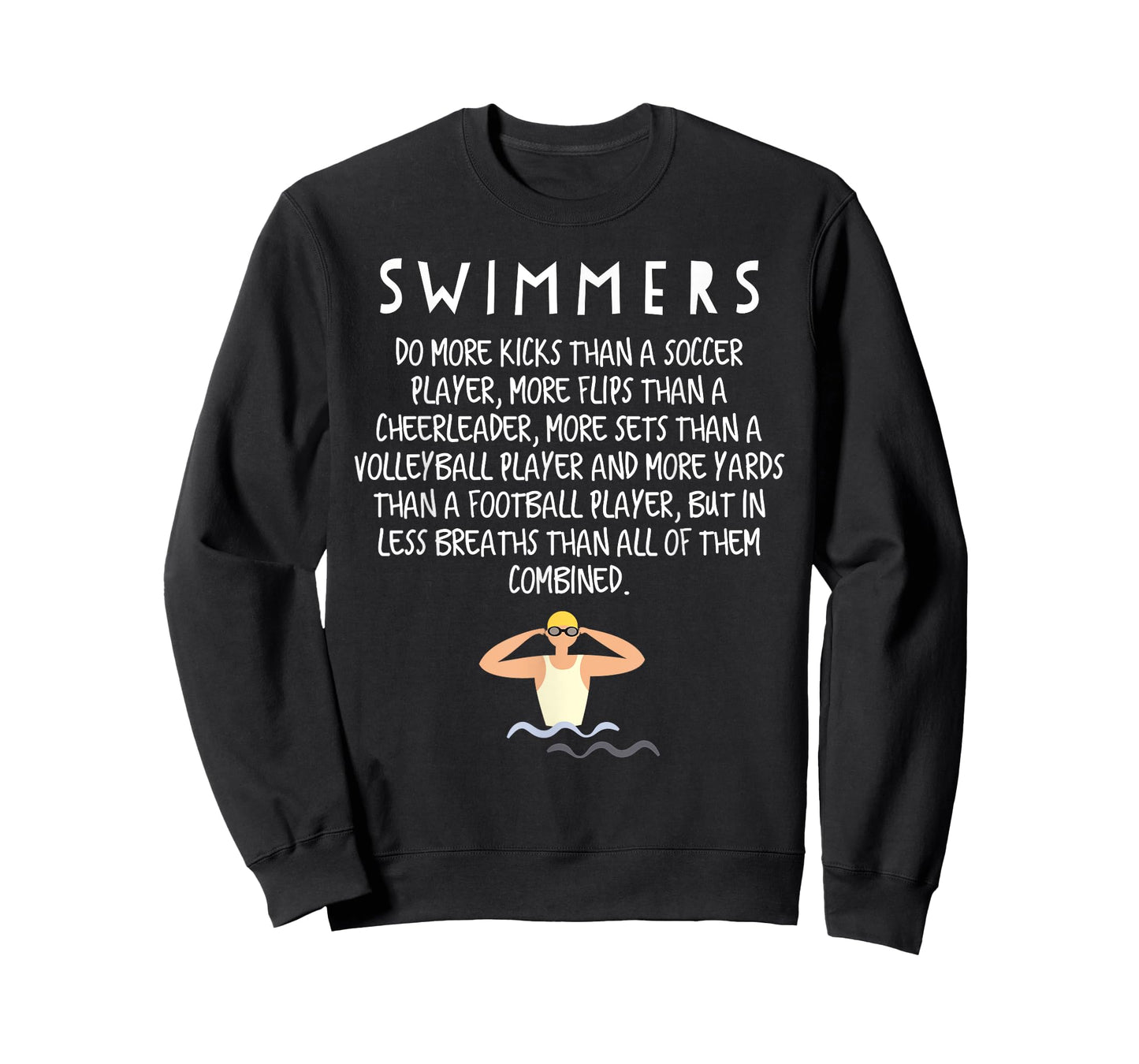 Funny Professional Swimmer Does More Kick Than Soccer Player T-Shirt