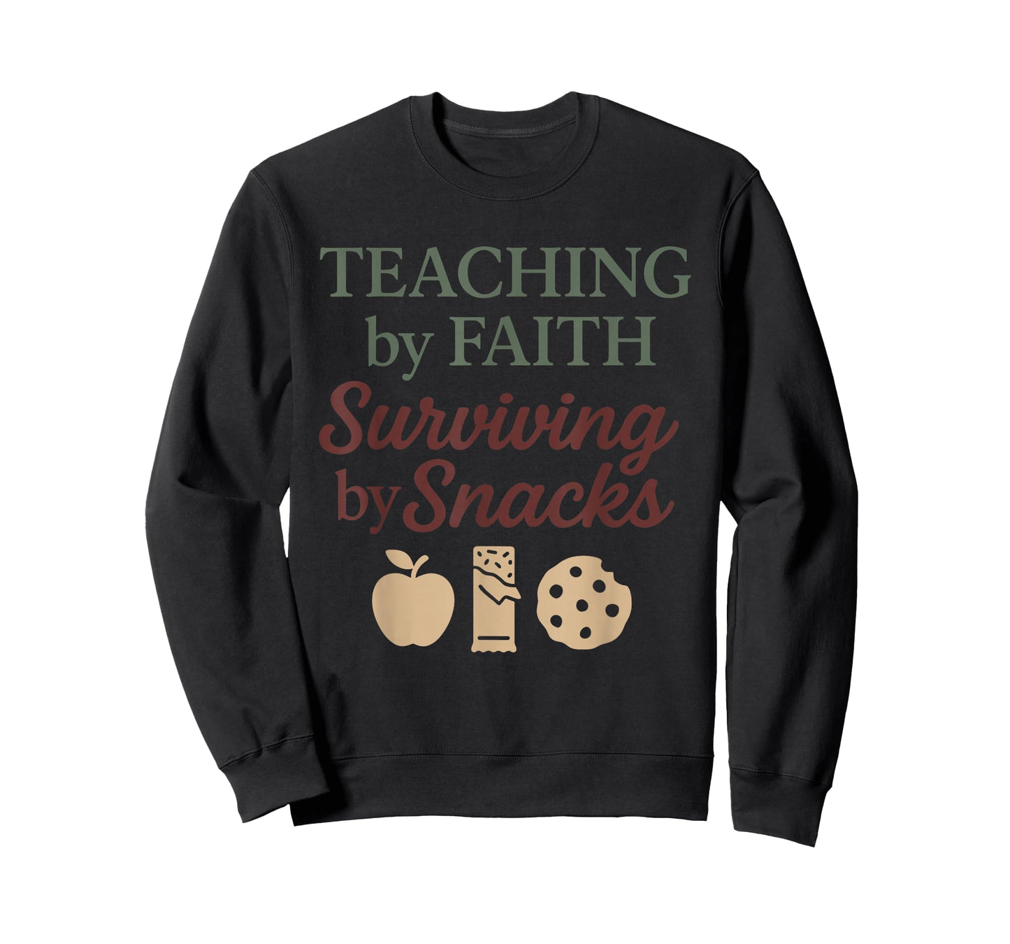 Christian Homeschool Mom Exhausted Chaos Faith Humor T-Shirt