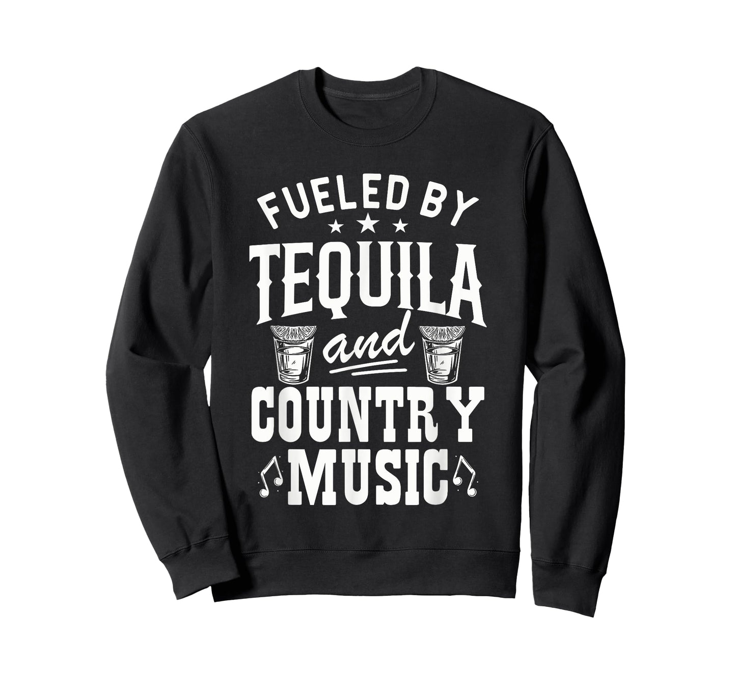 Fueled By Tequila And Country Music Gift For Country Lovers T-Shirt