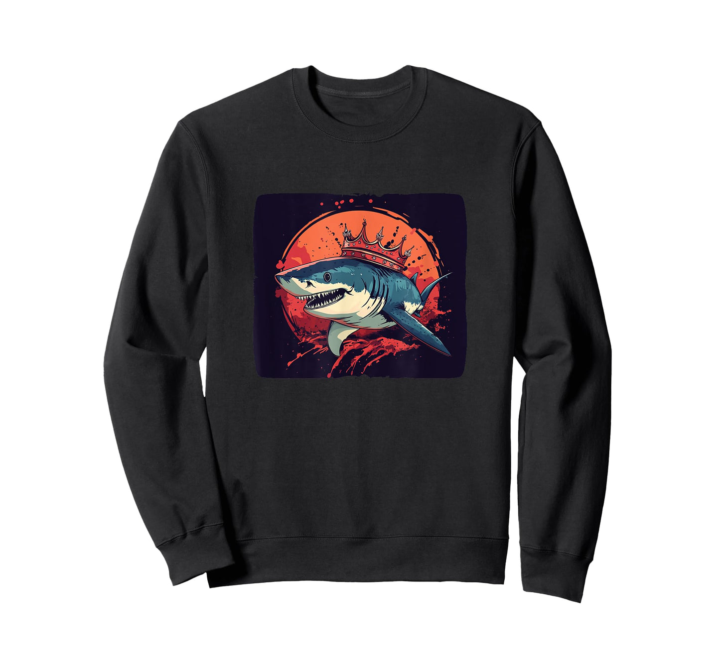 Pretty Crowned Shark for King Sharks Lovers T-Shirt