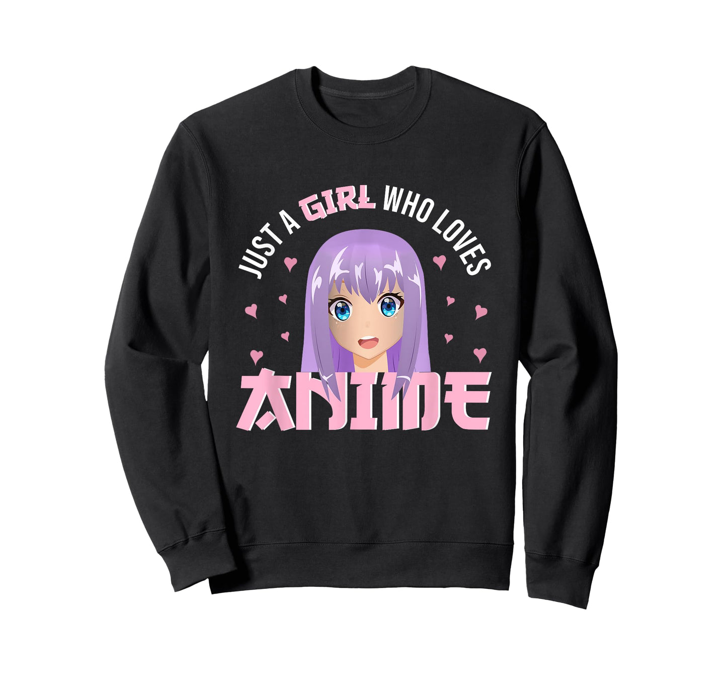 Woman Girl Anime - Just A Girl Who Loves Anime T-Shirt