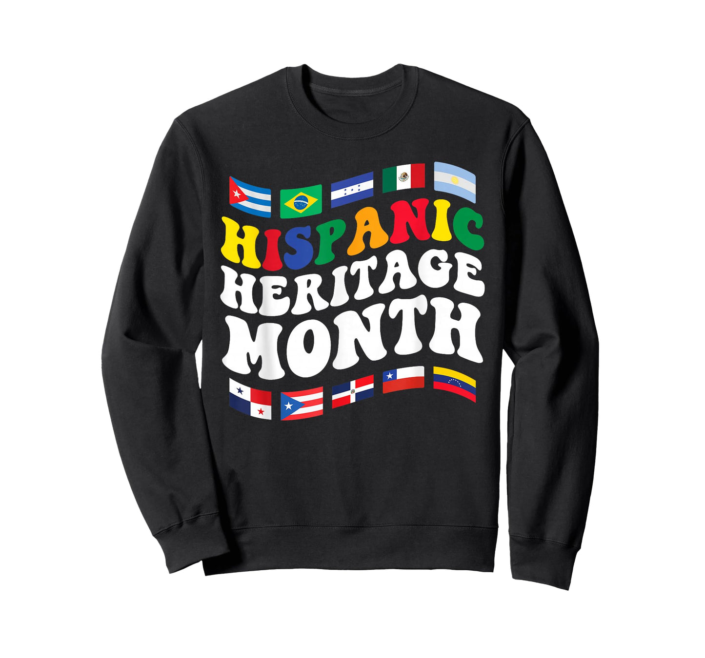 Hispanic Heritage Month Latin Countries Flags Spanish T-Shirt
