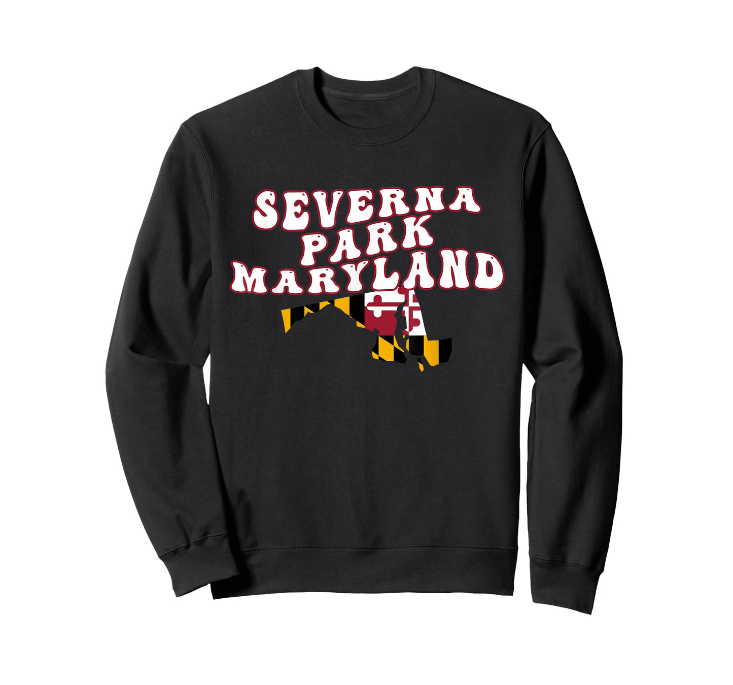 Severna Park Maryland MD Flag Vacation Souvenir T-Shirt