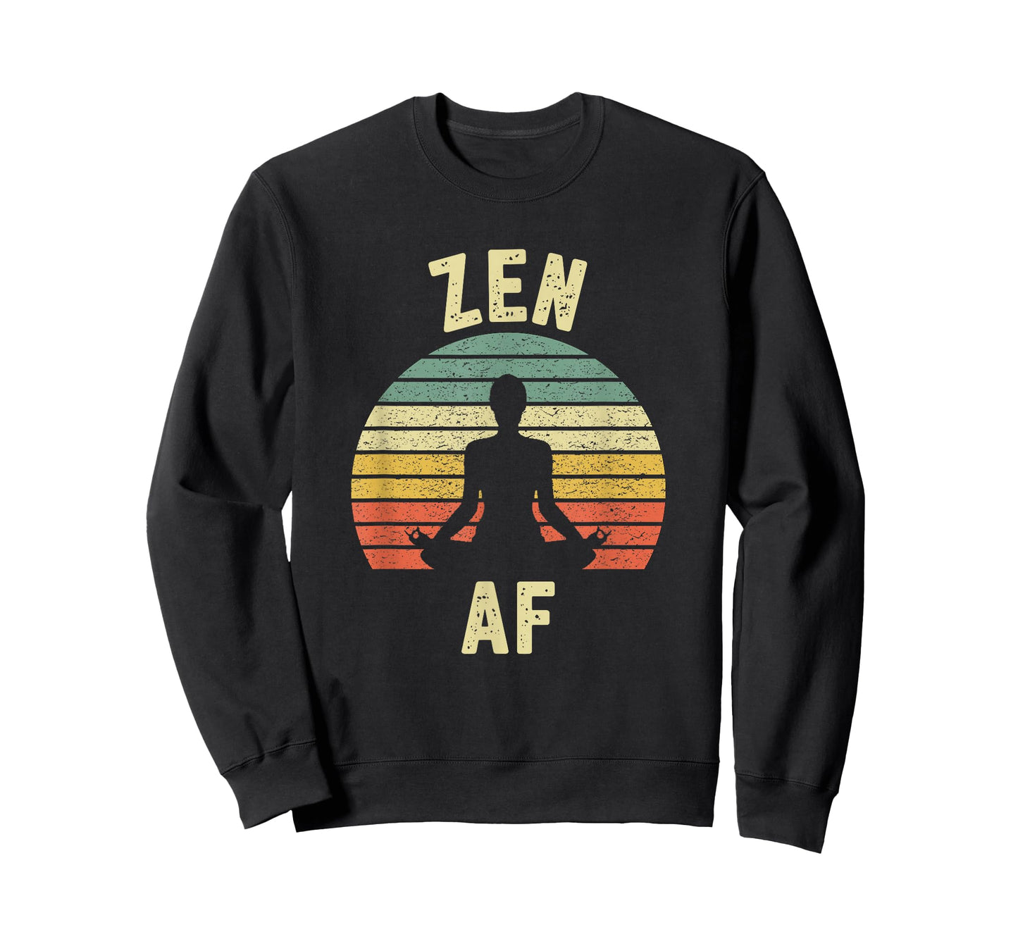 ZEN AF Shirt Retro Yoga T-Shirt Cute Funny Gift for Women T-Shirt