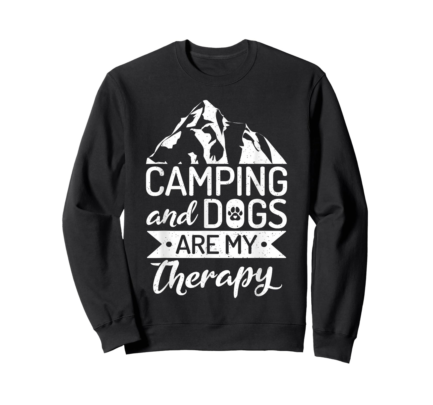 Camping and Dogs are my Therapy Travel Nature RV Camping T-Shirt