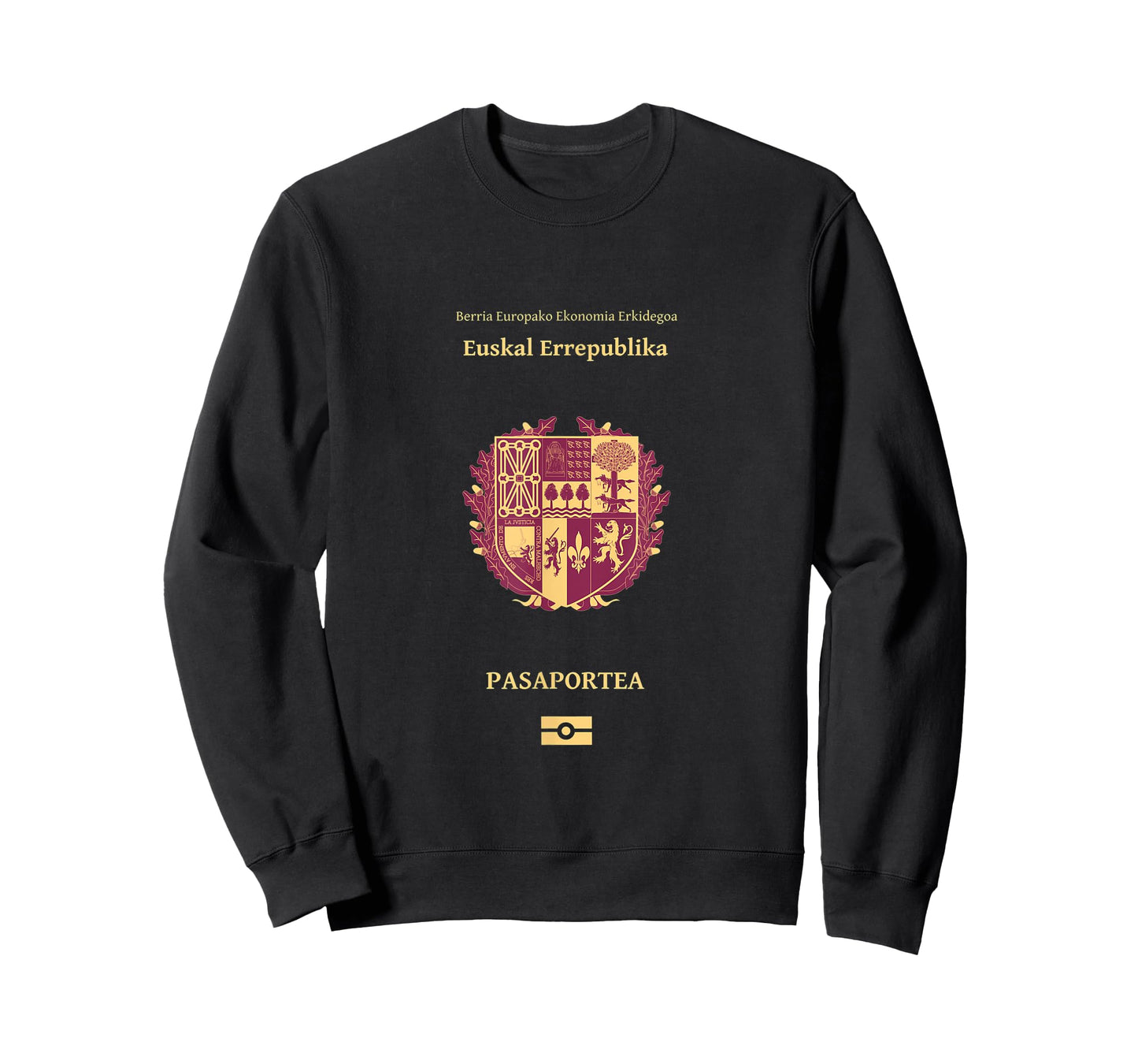 T-shirt Pais Vasco Pasaporte (la independencia) Euskal Herr