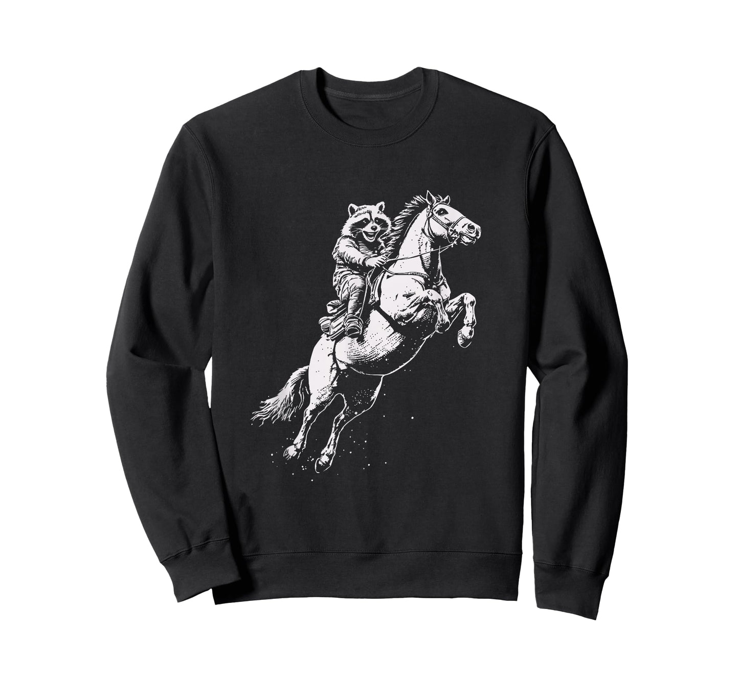 Funny Raccoon Rodeo Rider T-Shirt