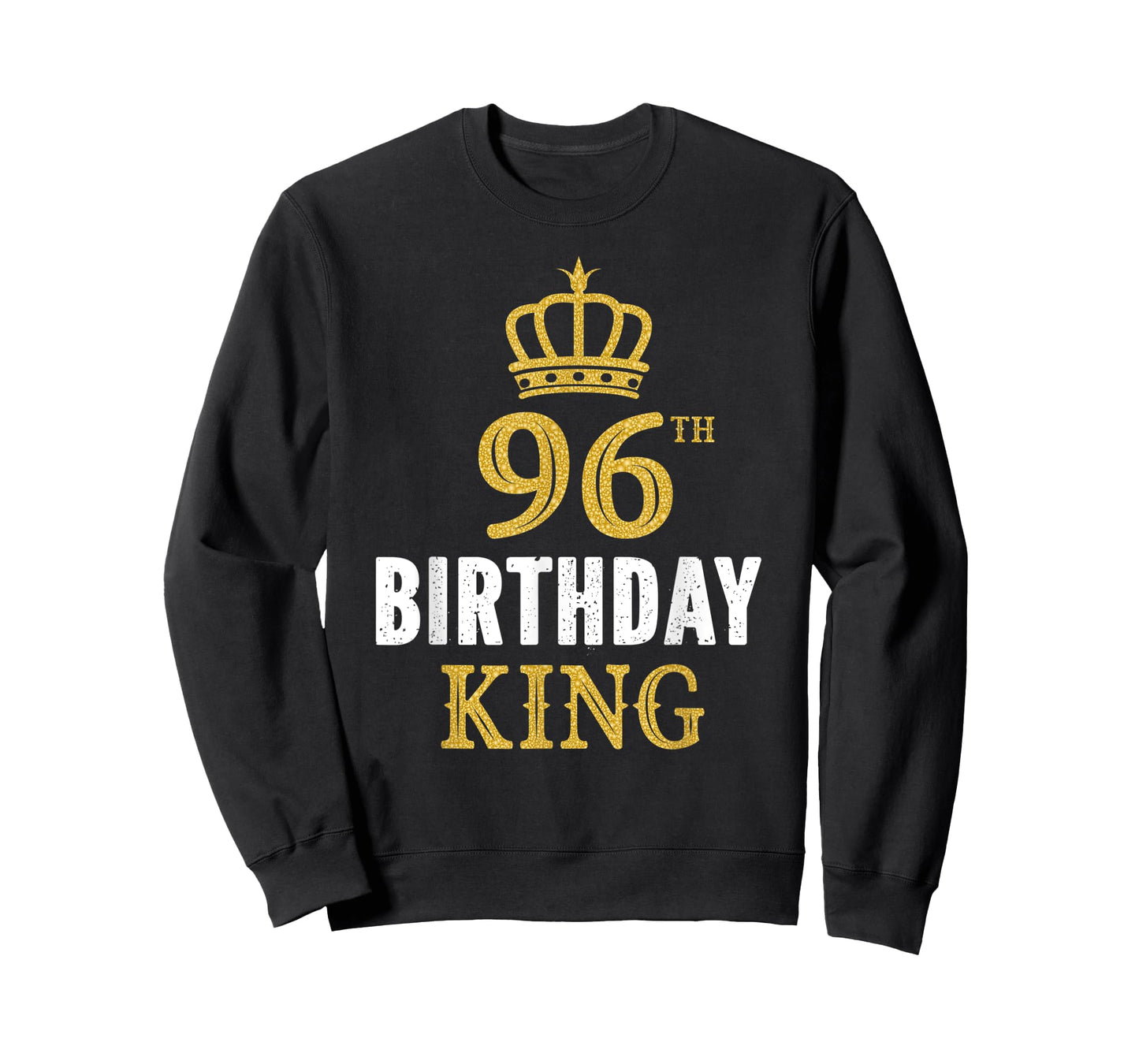 Happy 96th Birthday King 96 Years Old Party Ideas For Him T-Shirt