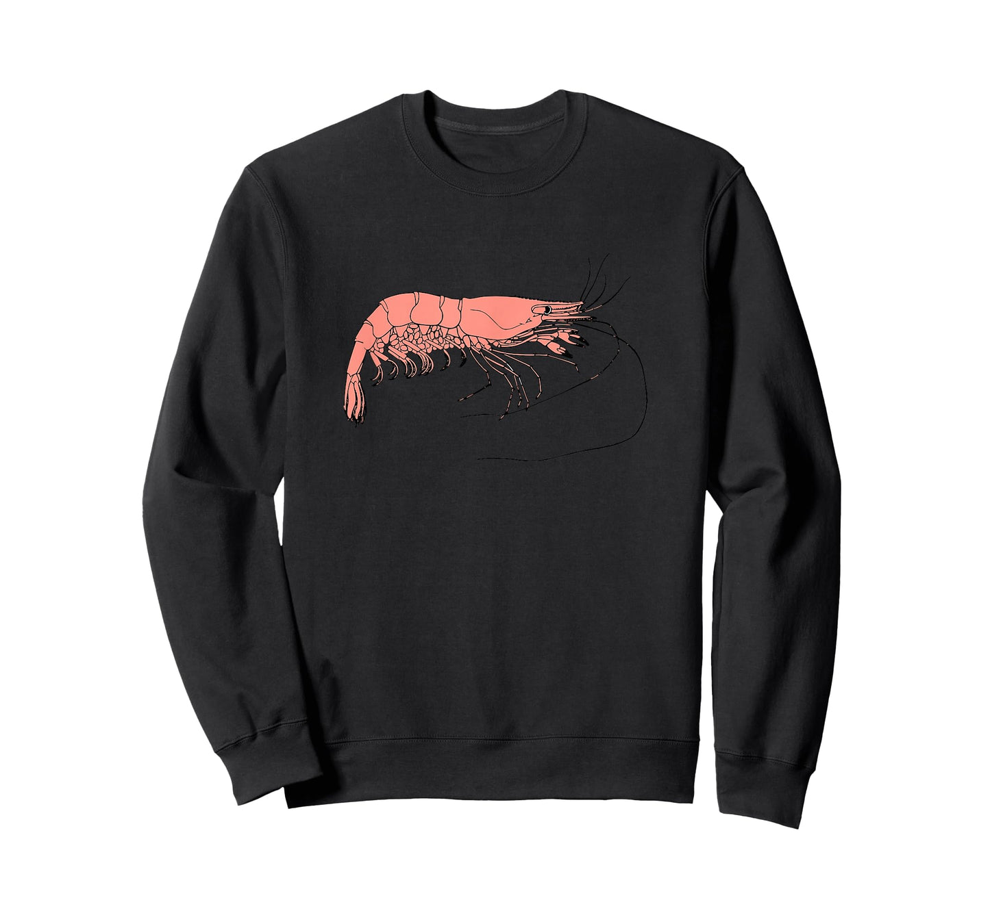 Picture of a shrimp on light background - for seafood lovers T-Shirt