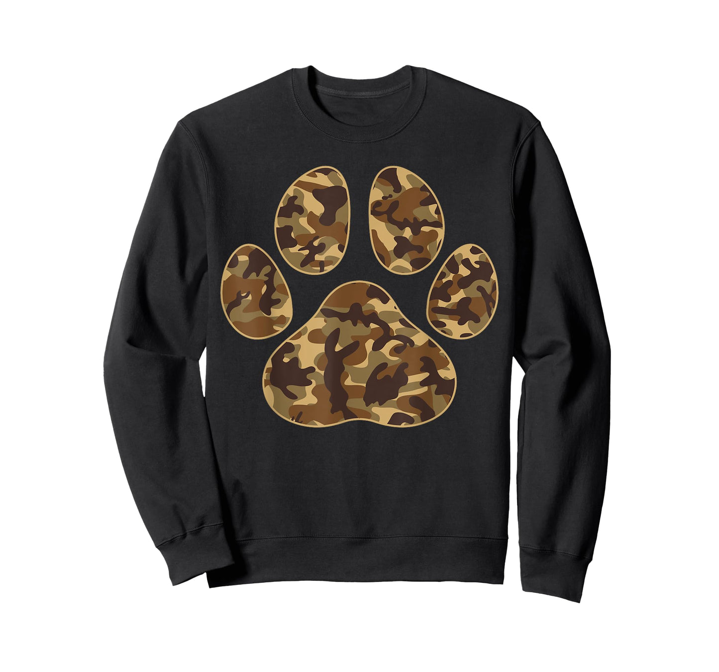 Cute Camo Paw Print Pet Owner Camouflage Paw Print Dog Lover Men Women Kids T-Shirt