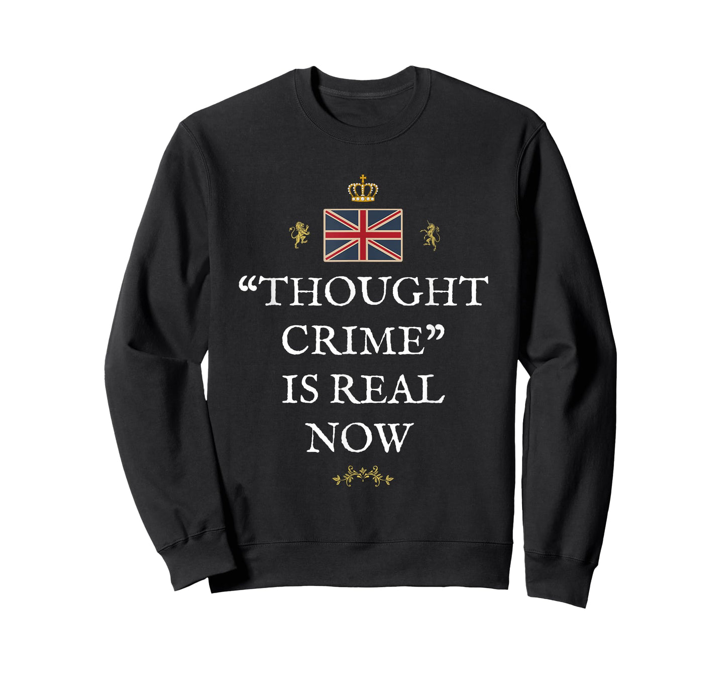 GB British Patriots Proud United Kingdom Pride Thought Crime T-Shirt