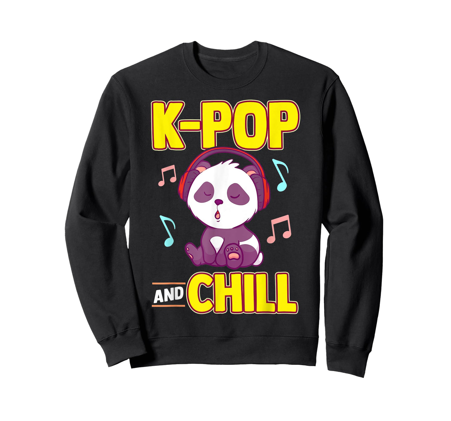 K-POP And Chill Music Lover Korean Panda Merchandise Gift T-Shirt