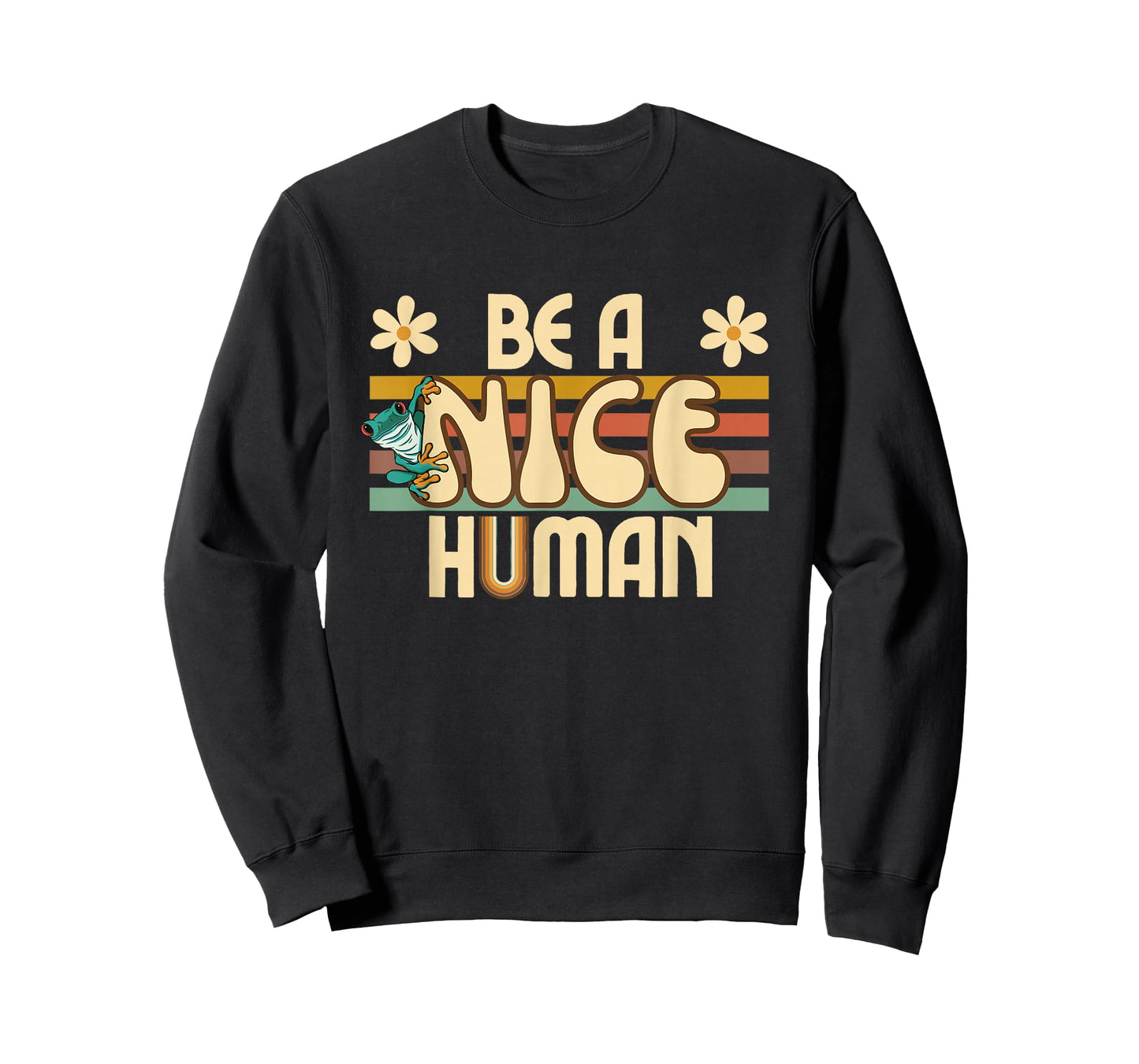 Be A Nice Human Retro Kindness T-Shirt