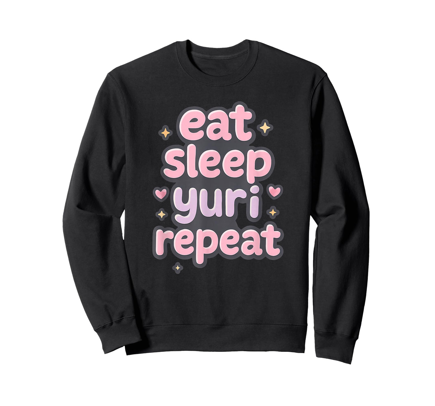 Eat Sleep Yuri Repeat Japanese Girl's Love Manga Yaoi T-Shirt