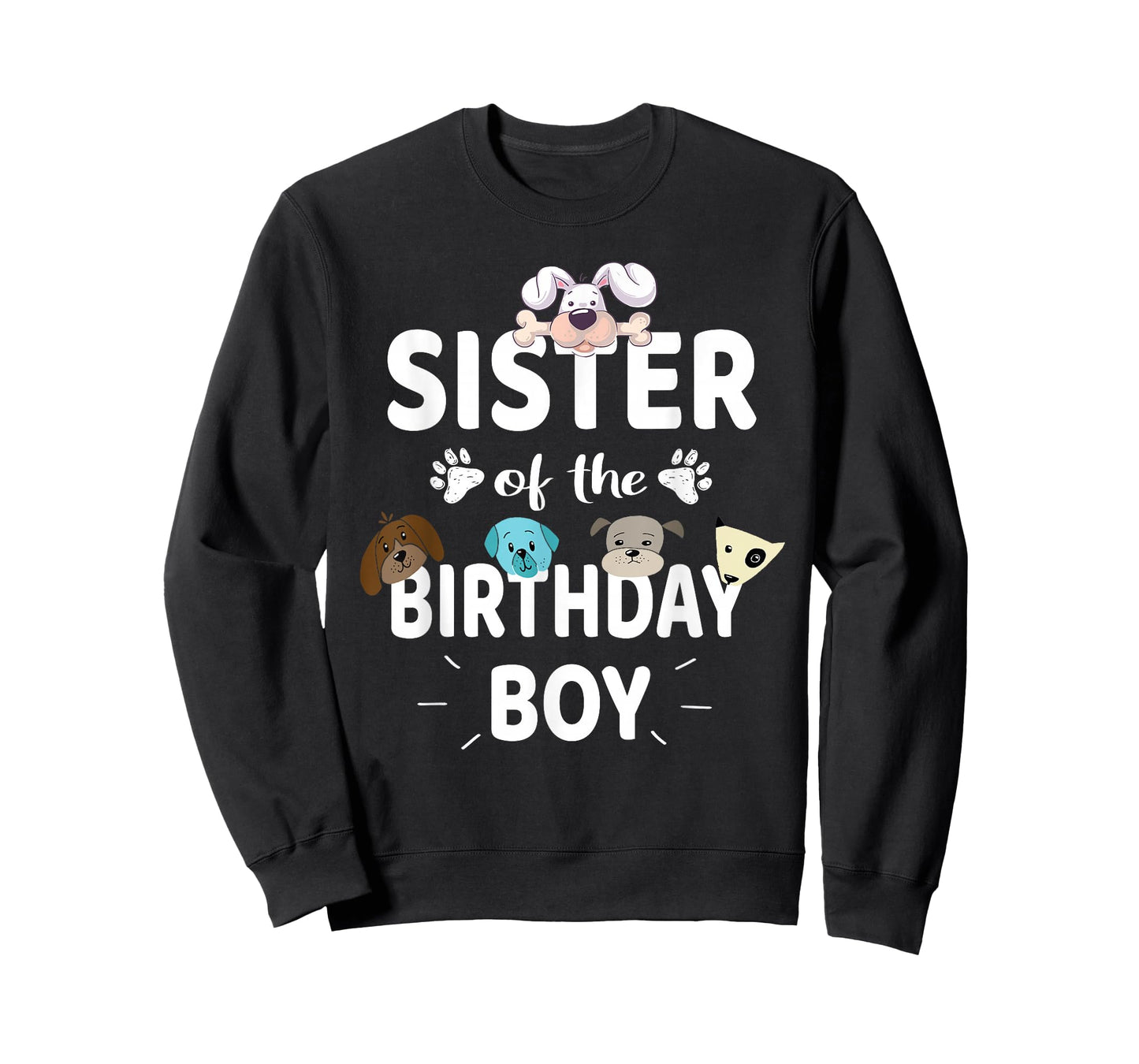 Sister Of The Birthday Boy Dog Lover Party Puppy Theme T-Shirt