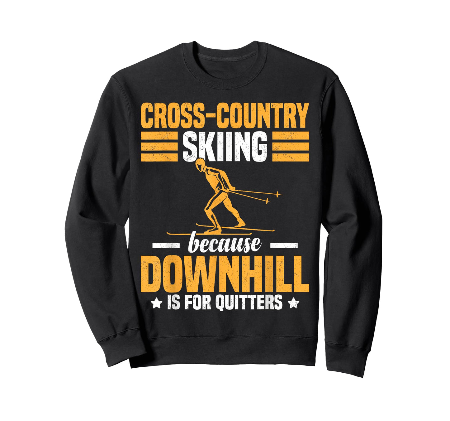 Funny Winter Sport Snow Cross-Country Skiing appearel T-Shirt