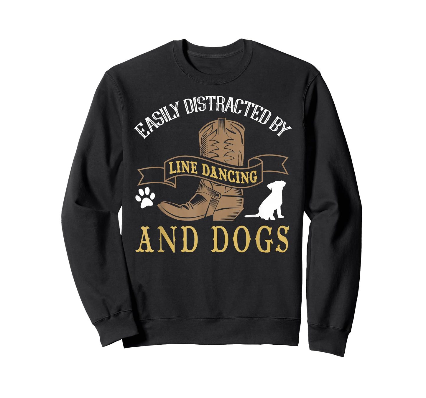 Line Dance Shirt Joke Dog Lover Line Dancing Line Dancer T-Shirt