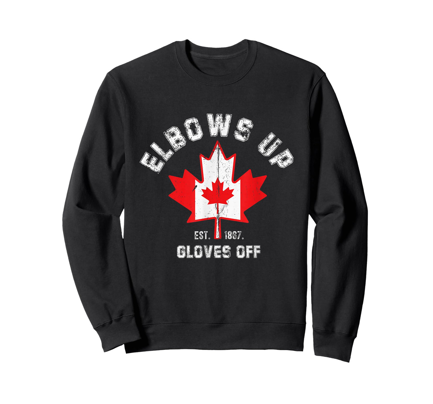 Elbows Up EST 1867 Canadian Maple Leaf Canada T-Shirt