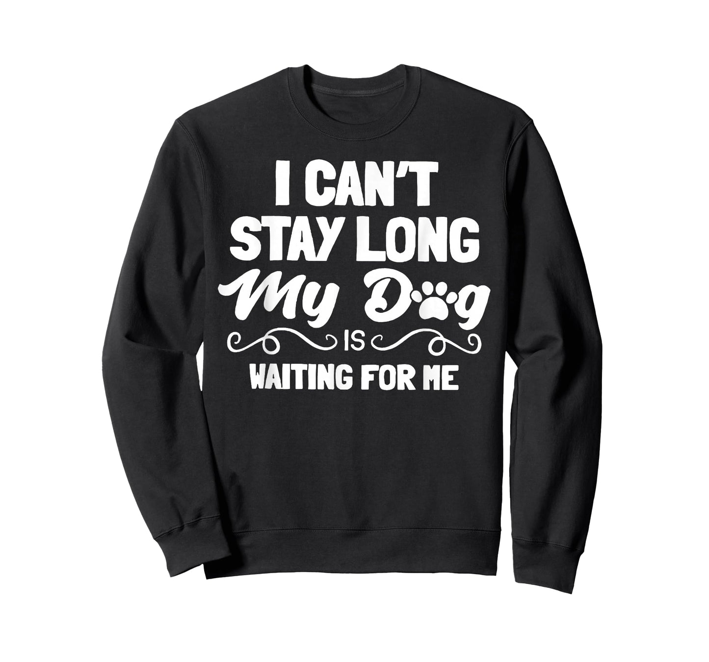 I Can't Stay Long My Dog is Waiting for Me T-Shirt