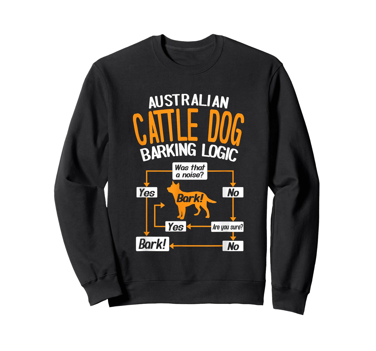 Australian Cattle Dog Barking Logic Funny Dog Lover T-Shirt