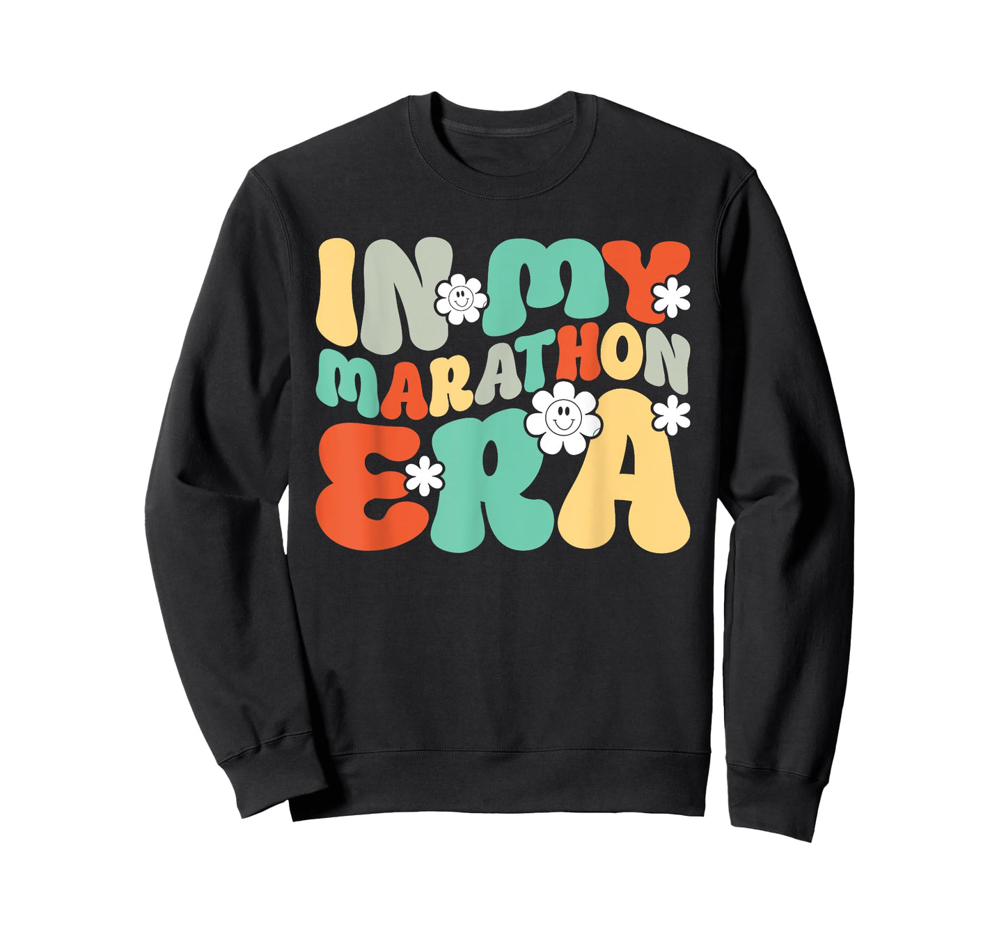 In My Marathon Era Marathoner Runner Groovy Running T-Shirt