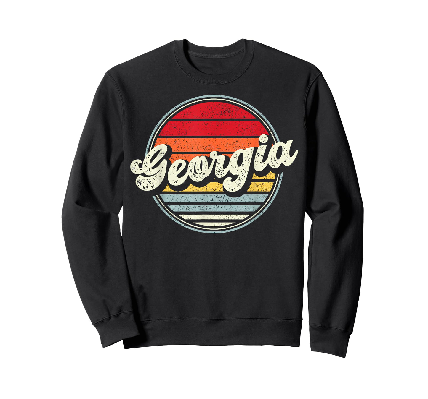 Georgia GA Vintage Home State Cool Style Sunset Men Women T-Shirt