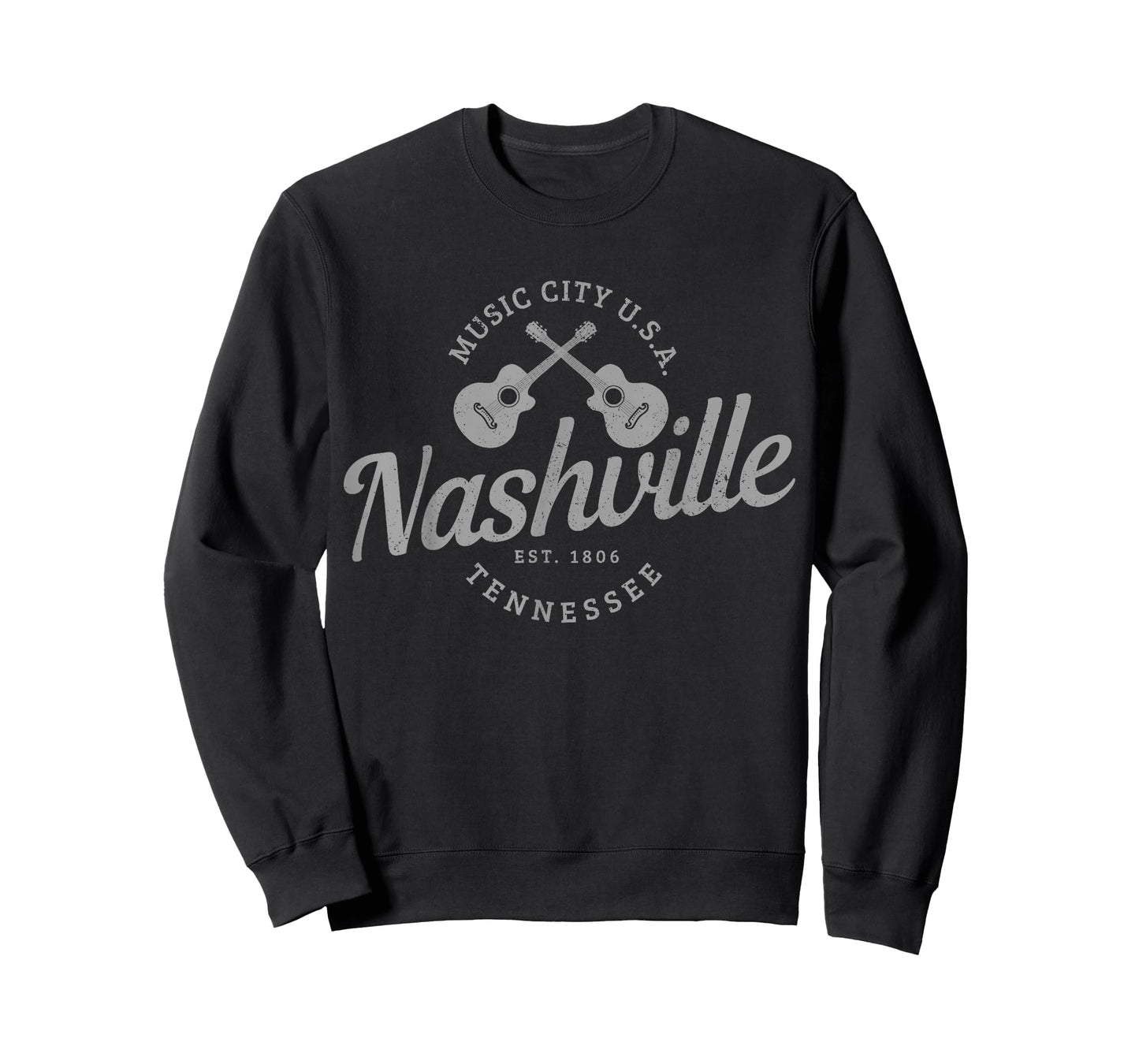 Nashville Tennessee Guitar Country Music City Souvenir T-Shirt